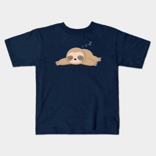 Kawaii Lazy Sloth T-Shirt Kids T-Shirt